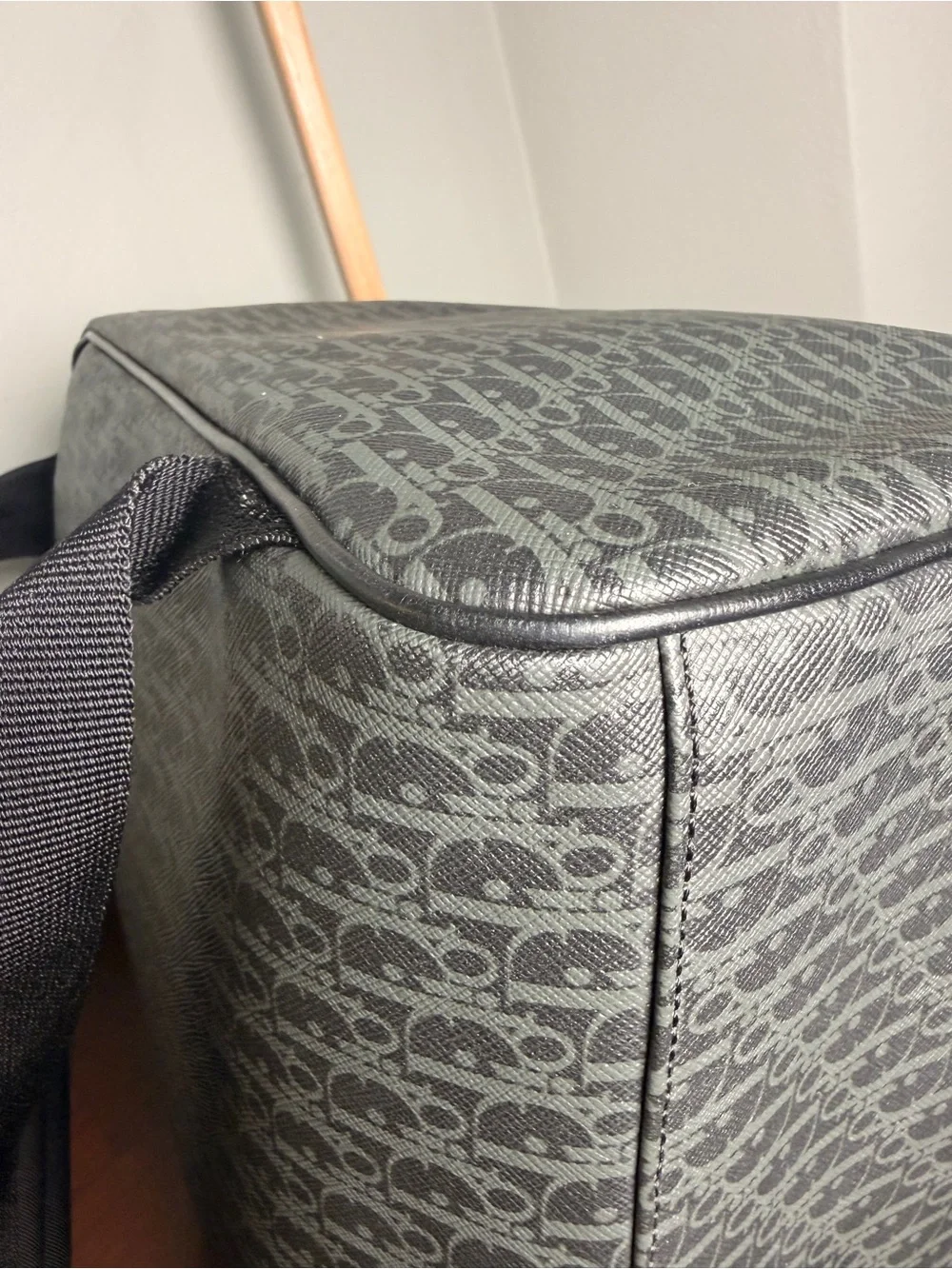 Christian Dior Homme Oblique Backpack – Black/Grey